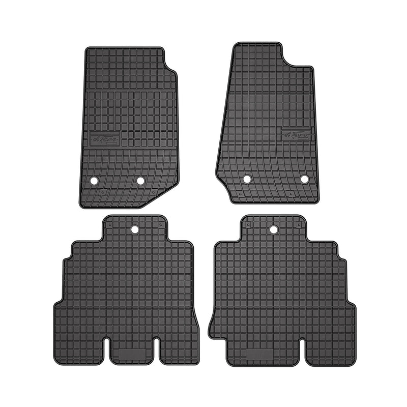 Tapis de Sol pour Jeep Wrangler 2017-2022 Caoutchouc Noir