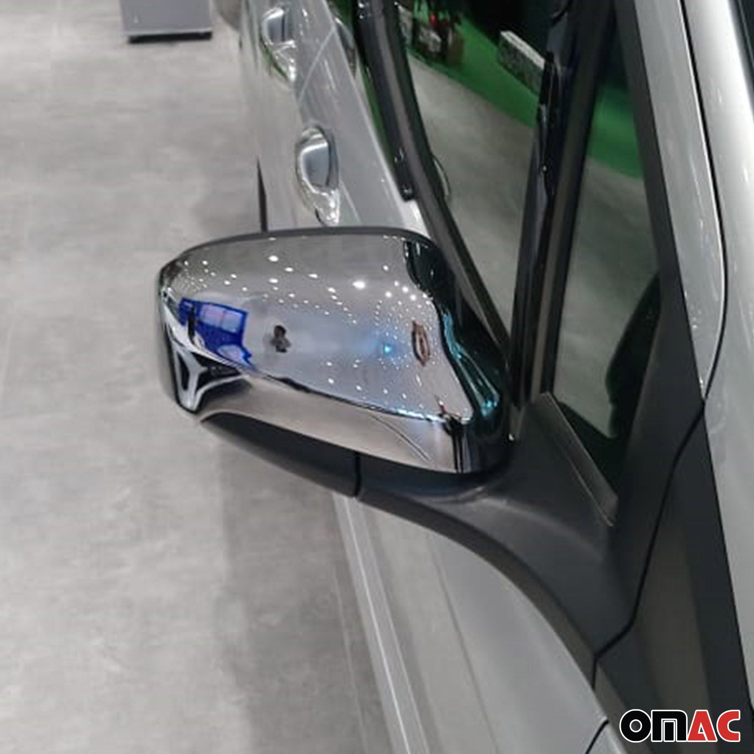 Coques de Rétroviseurs pour Ford Transit Tourneo Courier 2018-2022 en ABS Argent