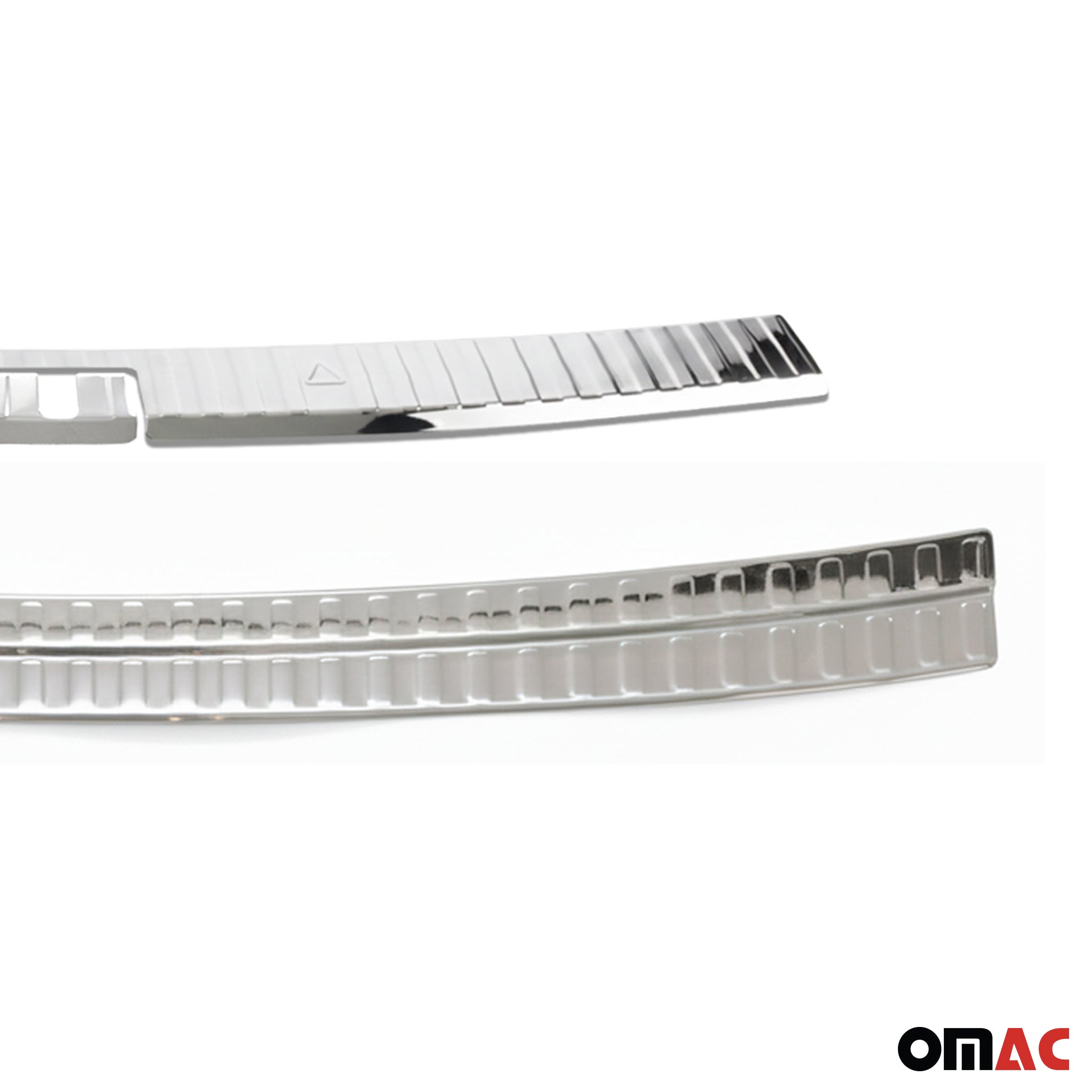 Kit Protection de Pare-Chocs arrière pour Skoda Kodiaq 2016-24 Brillant inox 3x