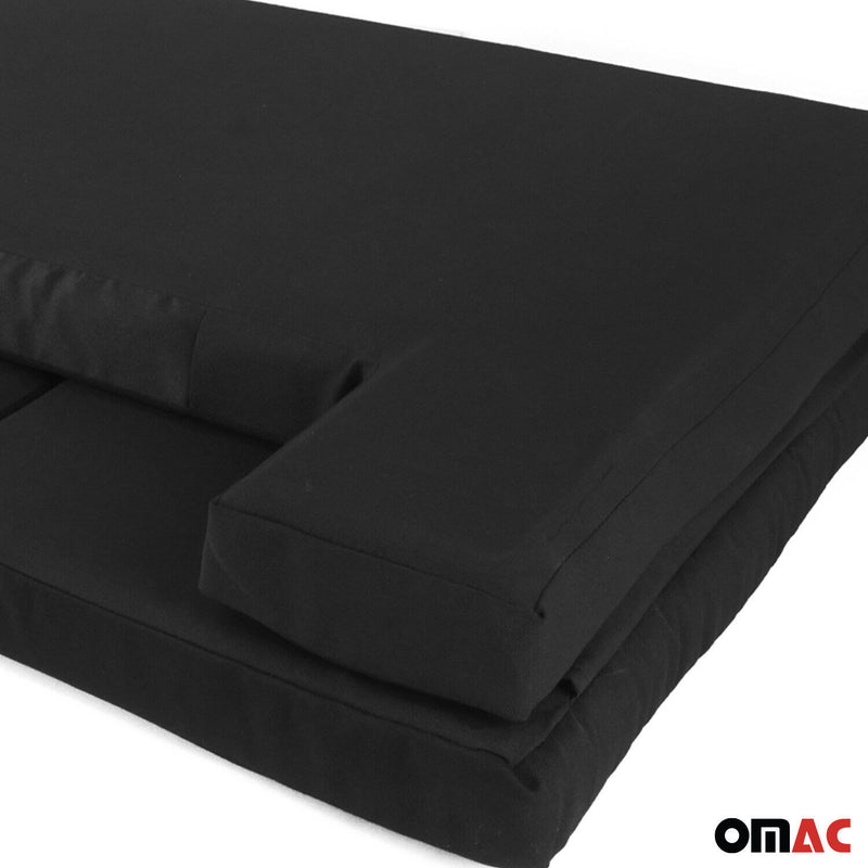 Matelas de Camping Pliable pour Mercedes Vito W447 2014-2025 Noir Polyester