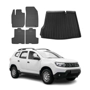 Kit Tapis de sol et coffre pour Dacia Duster 2018-2024 TPE Noir