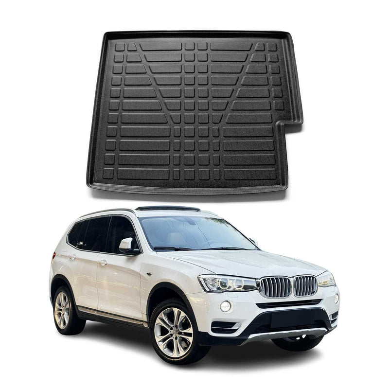 Tapis de coffre pour BMW X3 2011-2017 caoutchouc TPE Noir