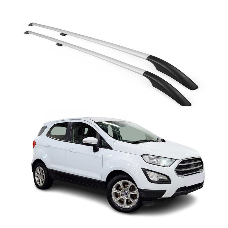 Barres de toit longitudinales pour Ford Ecosport 2017-2024 Aluminium Gris