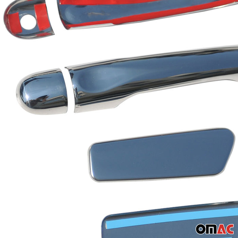 Couverture de poignée de porte pour Renault Clio 2012-2019 en Acier Inox 6Pcs