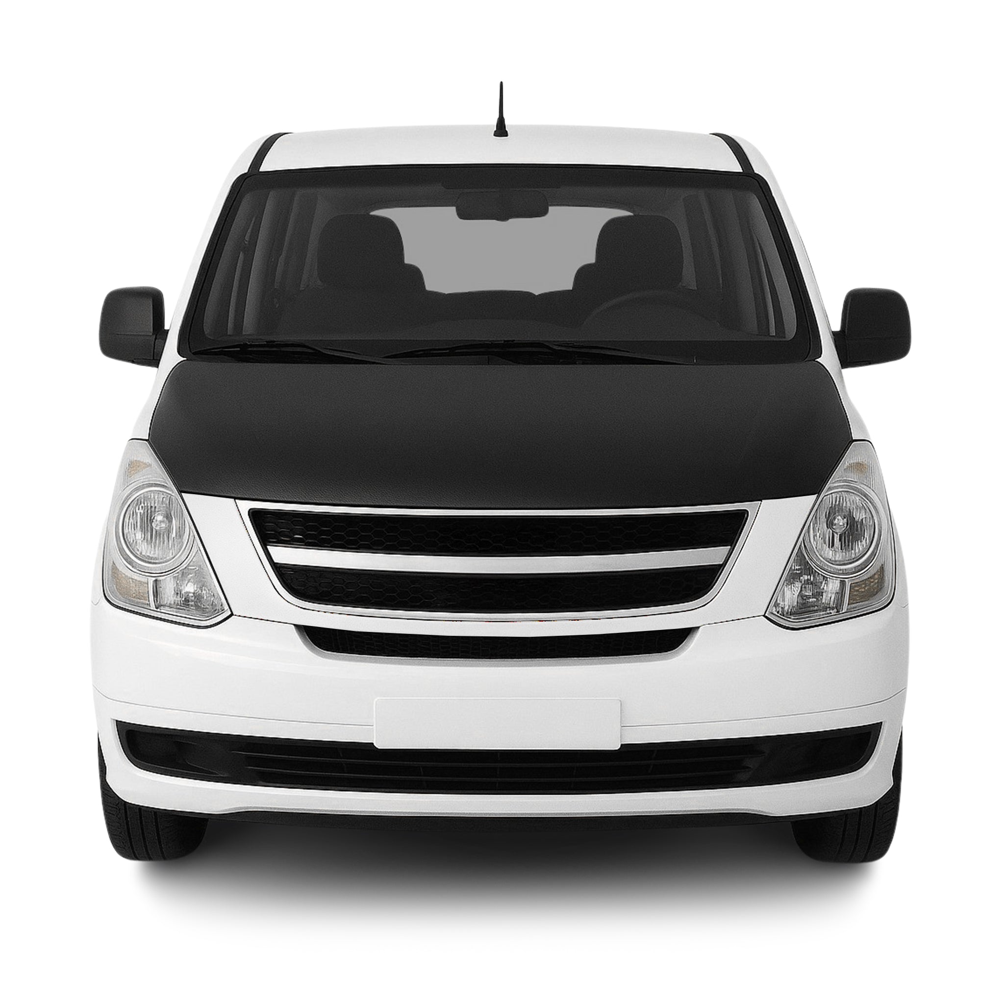 Protège Capot pour Hyundai H1 Starex 2008-2018 Masque de voiture vinyle Noir
