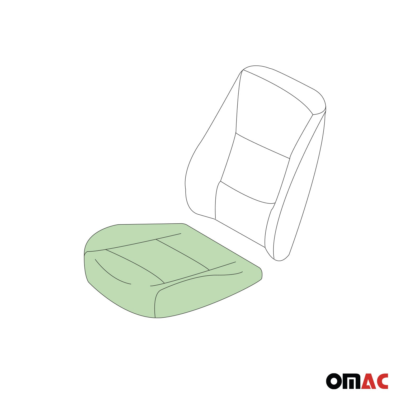 Rechange Coussin de Siège en Mousse pour Renault Megane 2 / Megane 3 2003-2016