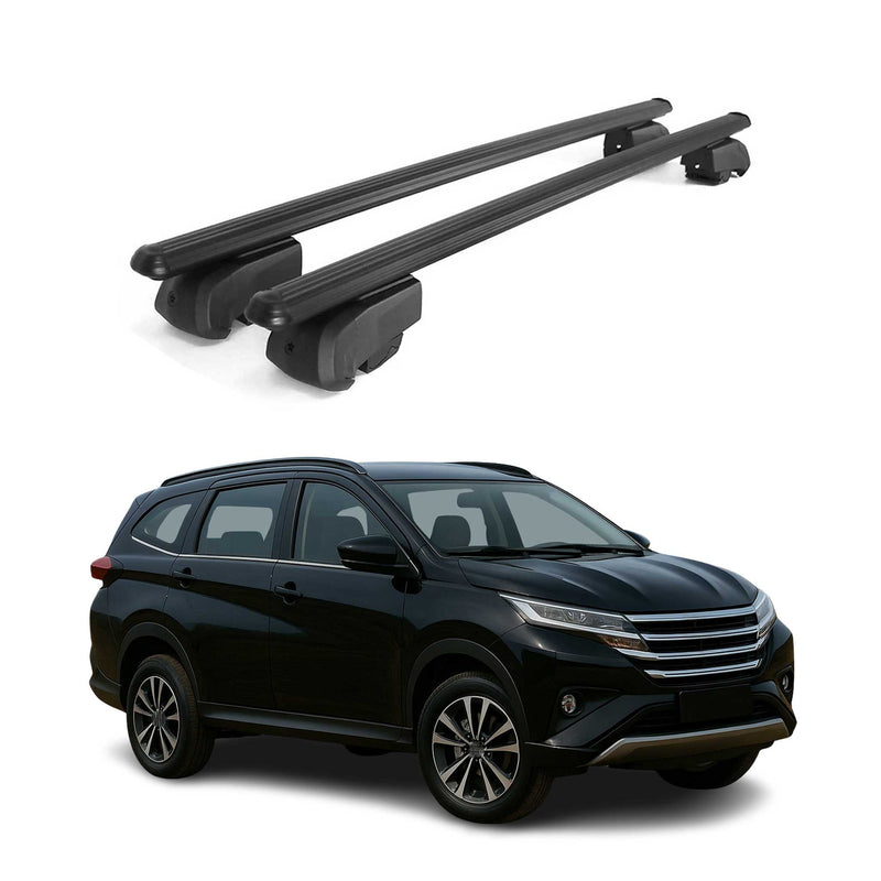 Barres de toit Transversales pour Daihatsu Terios F800 2017-2023 Alu 2x ABE