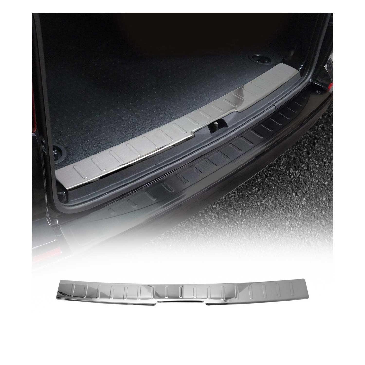 Protection Seuil de Coffre Pour VW T6 T6.1 Transporter 2015-24 inox Porte simple
