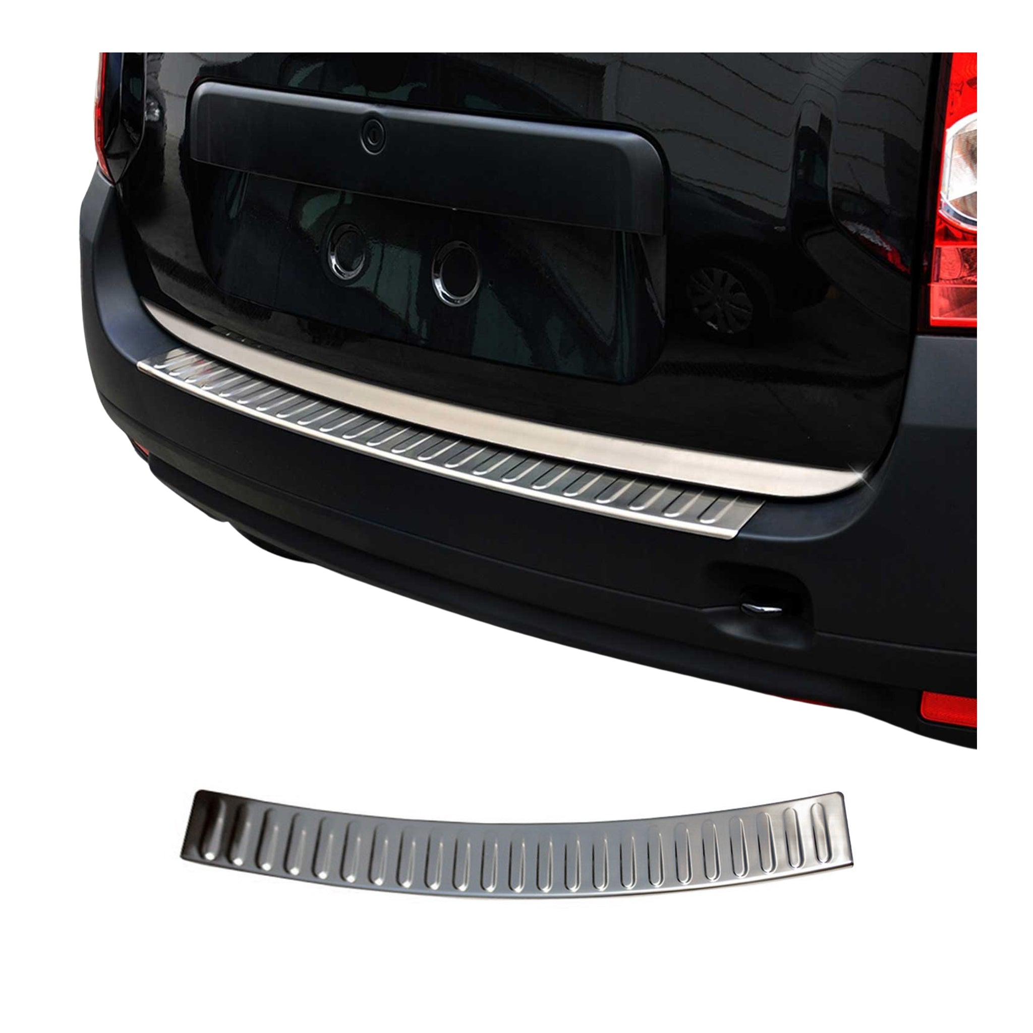 Protection de Pare-Chocs pour Dacia Duster I 2010-2017 Inox finition polie