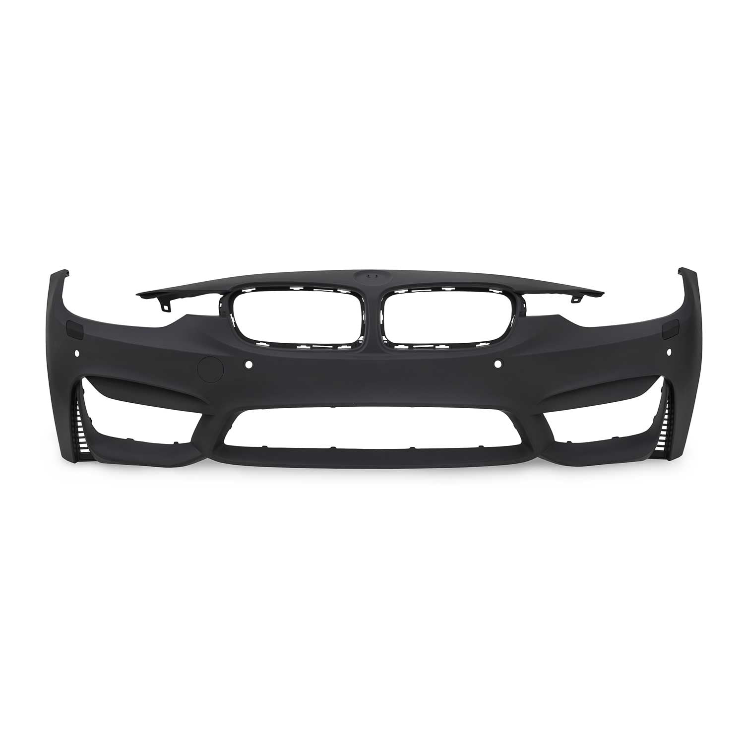 Pare-choc Bumper + Lave-phares pour BMW Series 3 F30 2011-2019 Plastique noir 1x
