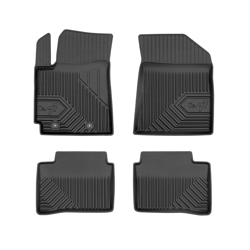 Tapis de Sol de Voiture pour Hyundai i10 III HB 2019-2025 TPE Imperméable 4Pcs
