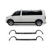 OMAC Protection d'aile pour VW T5 Transporter 2003-2015 L1 ABS Noir 11 Pcs