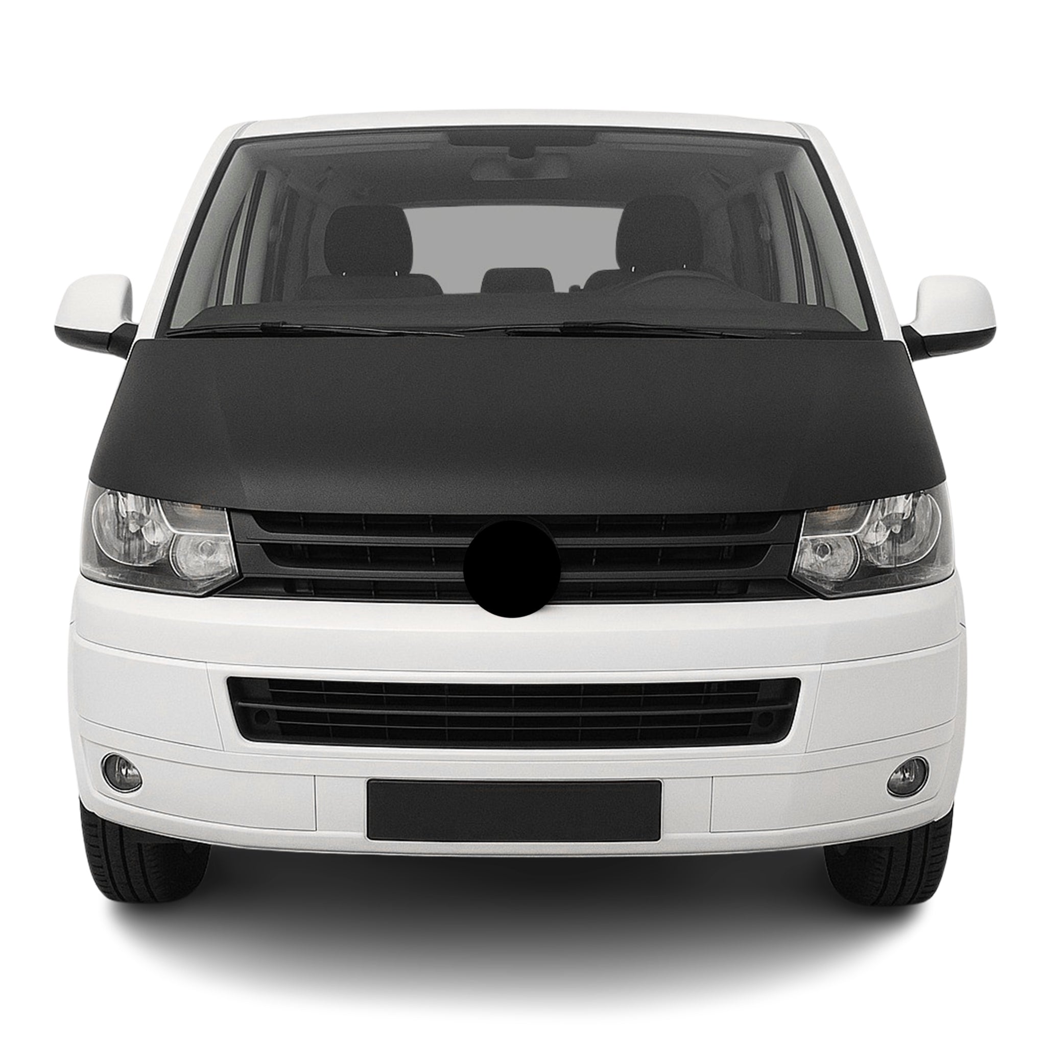 Protège Capot pour VW Transporter Caravelle T5 2010-2015 vinyle Noir complète