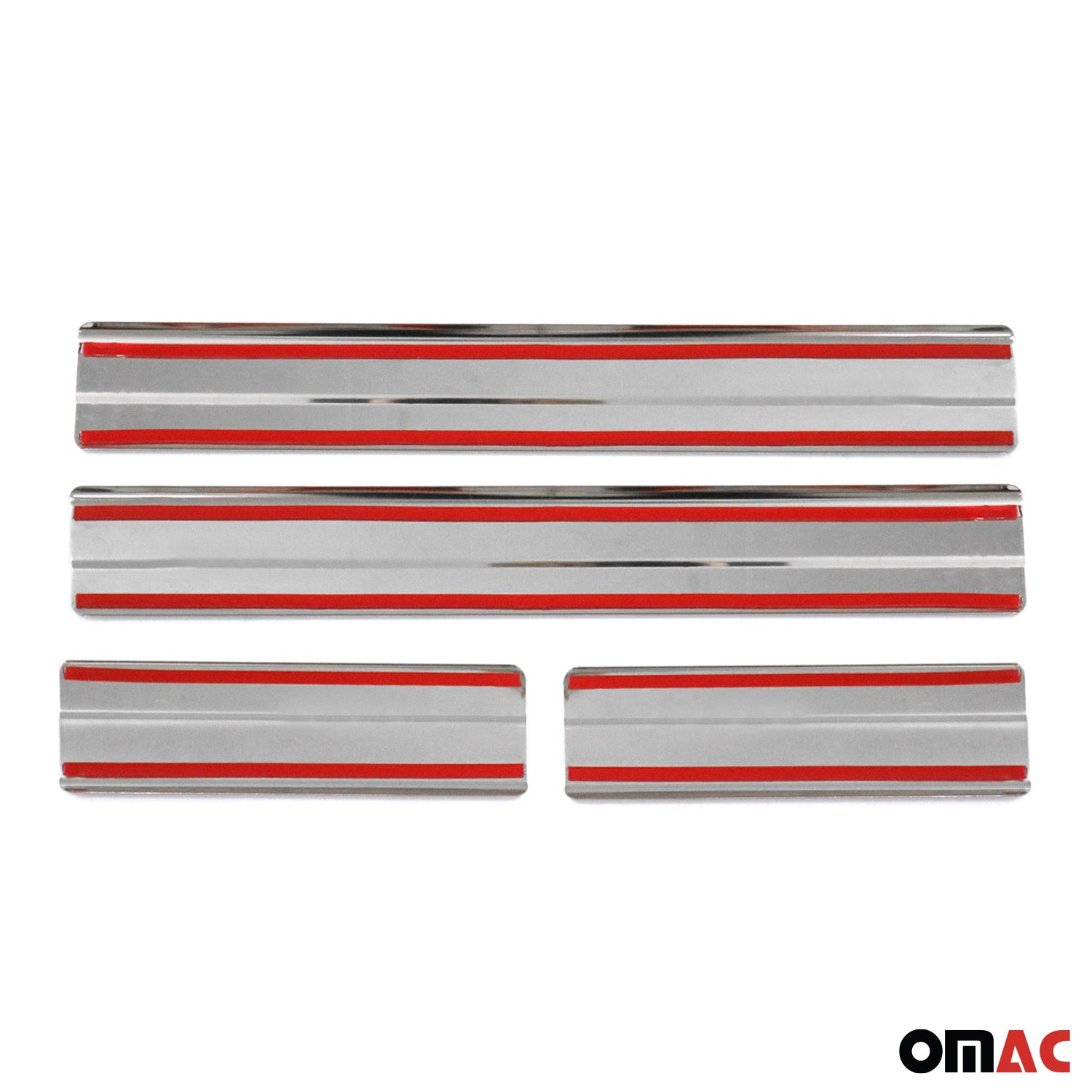 Couverture de Seuil de porte pour Mazda Cx-5 2017-2025 acier inox chromé 4 Pcs