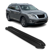 Marchepieds Latéraux pour Nissan Pathfinder 2013-2021 2Pcs Aluminium Noir