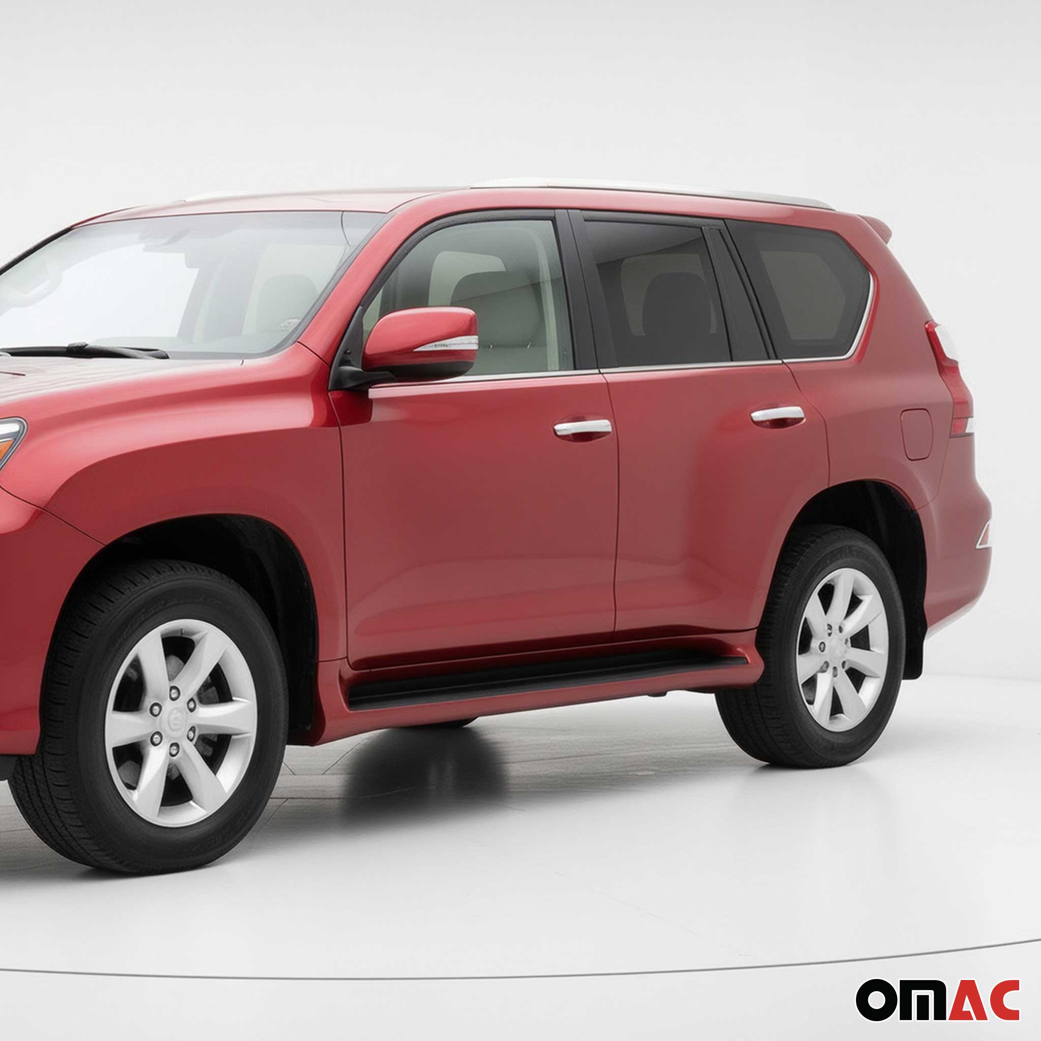 Couverture de poignée de porte pour Toyota Land Cruiser Prado 2009-2023 Acier 8x