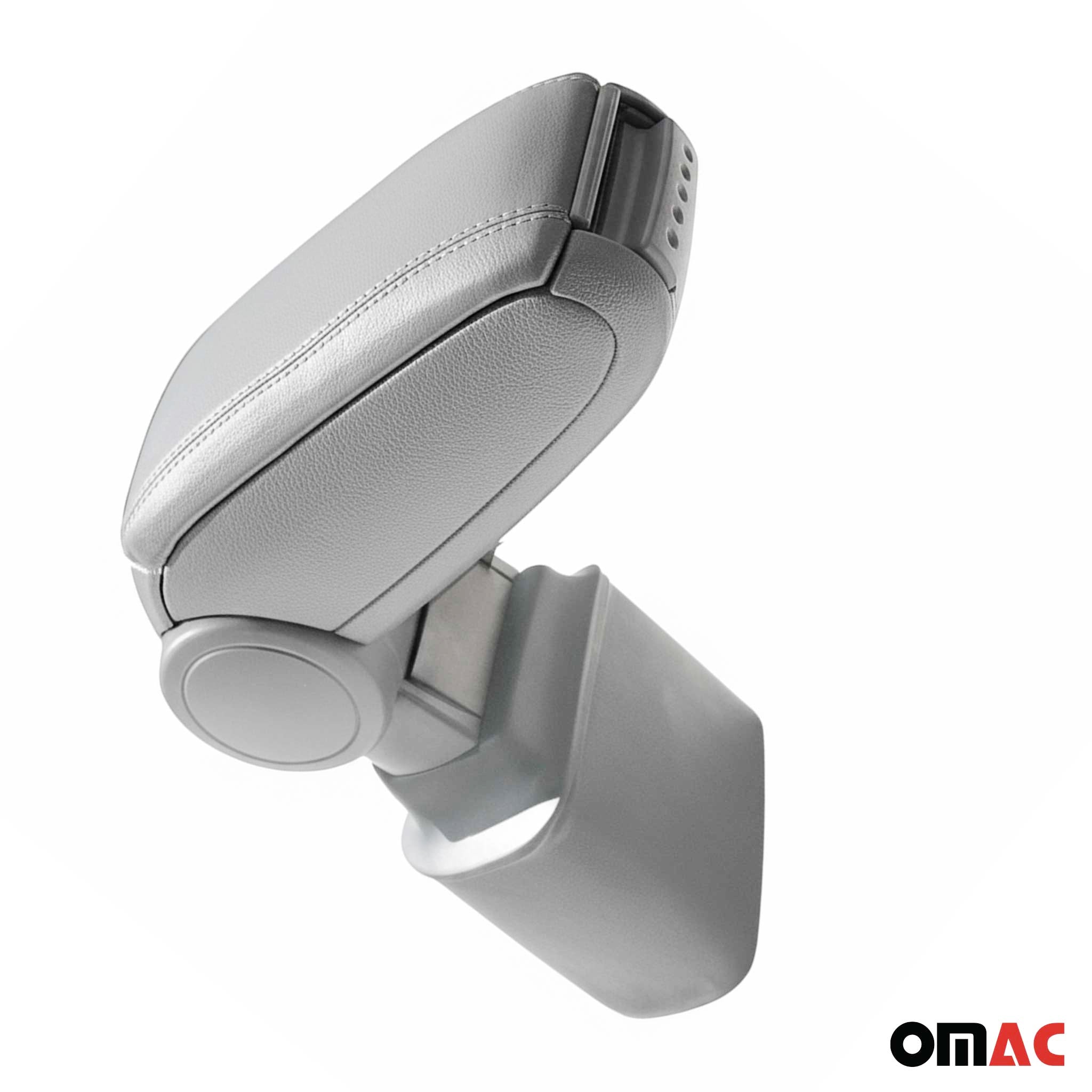 Accoudoir pour Nissan Juke 2011-2019 Vinyl Abs Gris Central Organiseur