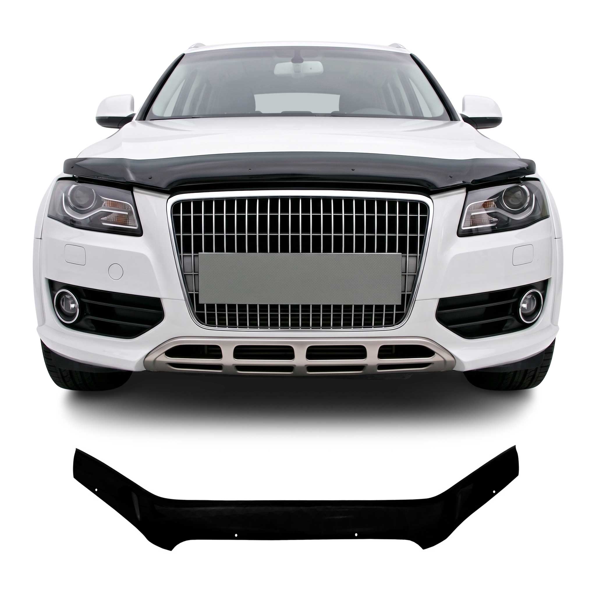Deflecteurs d'air capot de voiture pour Protection pour Audi Q5 8RB 2008-2012
