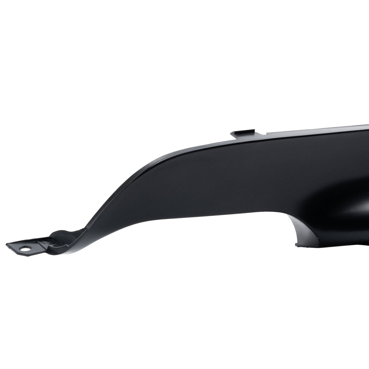 JOM Insert de Pare-choc Arrière pour BMW Série 3 E46 1998-2007 Noir Mat Doppelrohr links