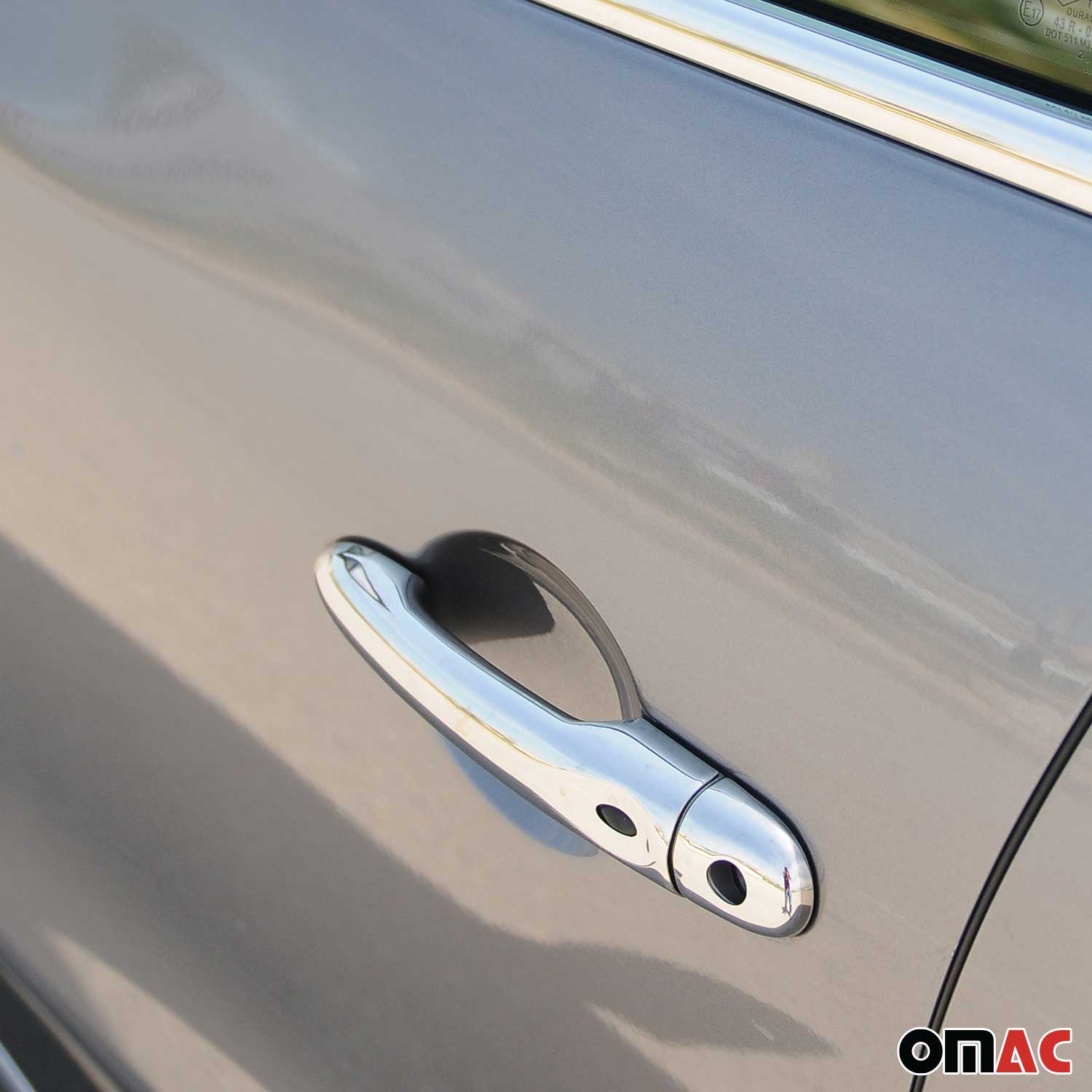 Couverture de poignée de porte pour Renault Clio 2012-2019 HB Break Acier 2x