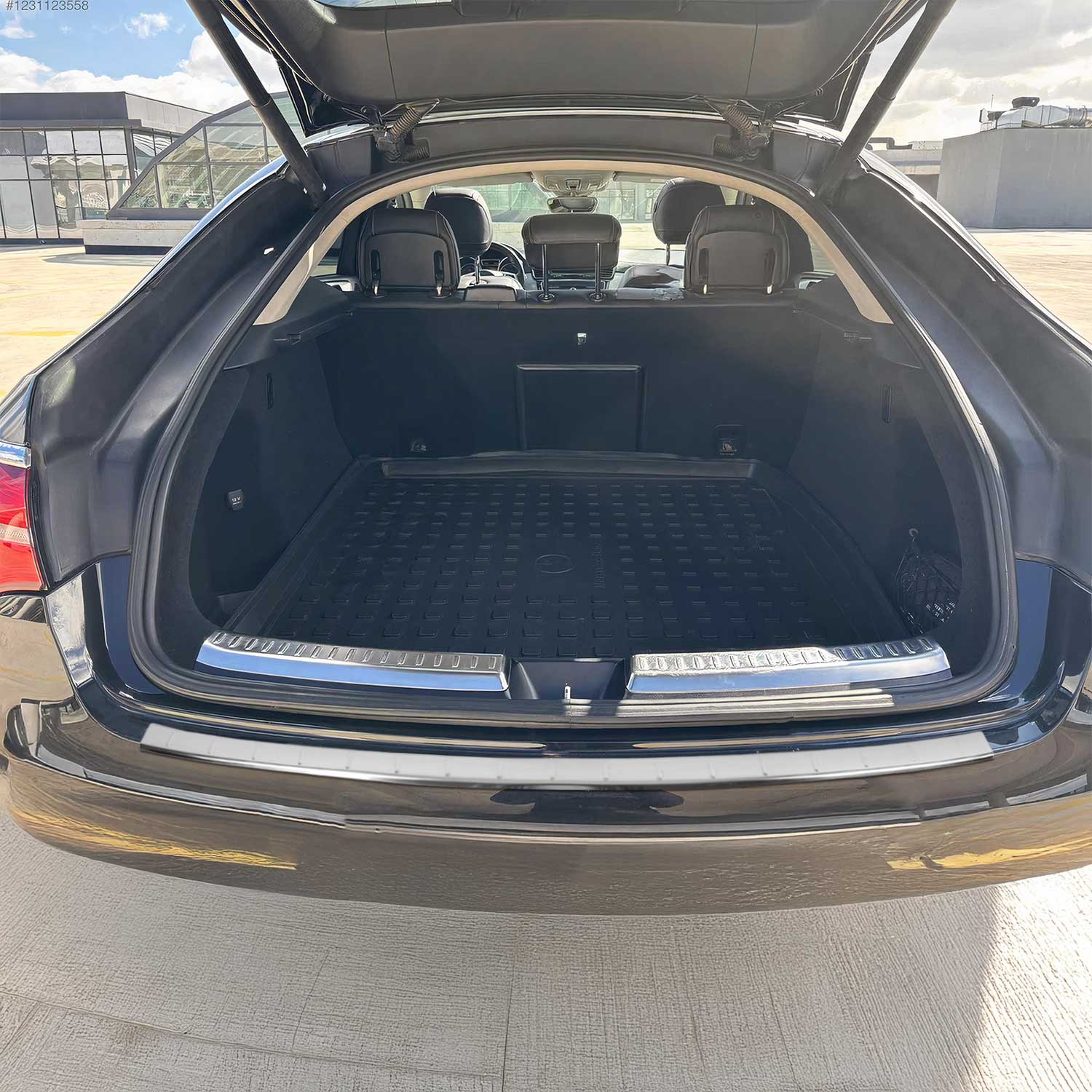 Protection de Pare-Chocs pour Mercedes Classe M GLE W166 2012-2019 Inox polie