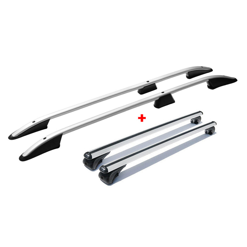 Kit Barres Et Rails De Toit Pour Opel Combo D Fiat Doblo Langer en Aluminium