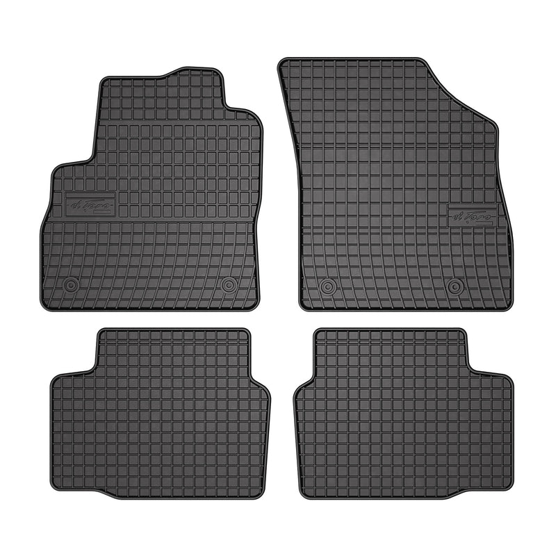 Tapis de Sol pour Opel Astra K 2015-2021 Caoutchouc Noir