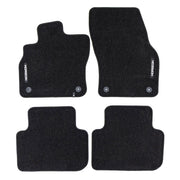 Tapis de Sol de Voiture pour Audi Q3 Sportback 2019-2025 Velours Noir 4Pcs