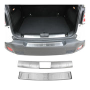 Kit Protection de Pare-Chocs arrière pour Jeep Renegade 2014-24 Brossé inox 2Pcs