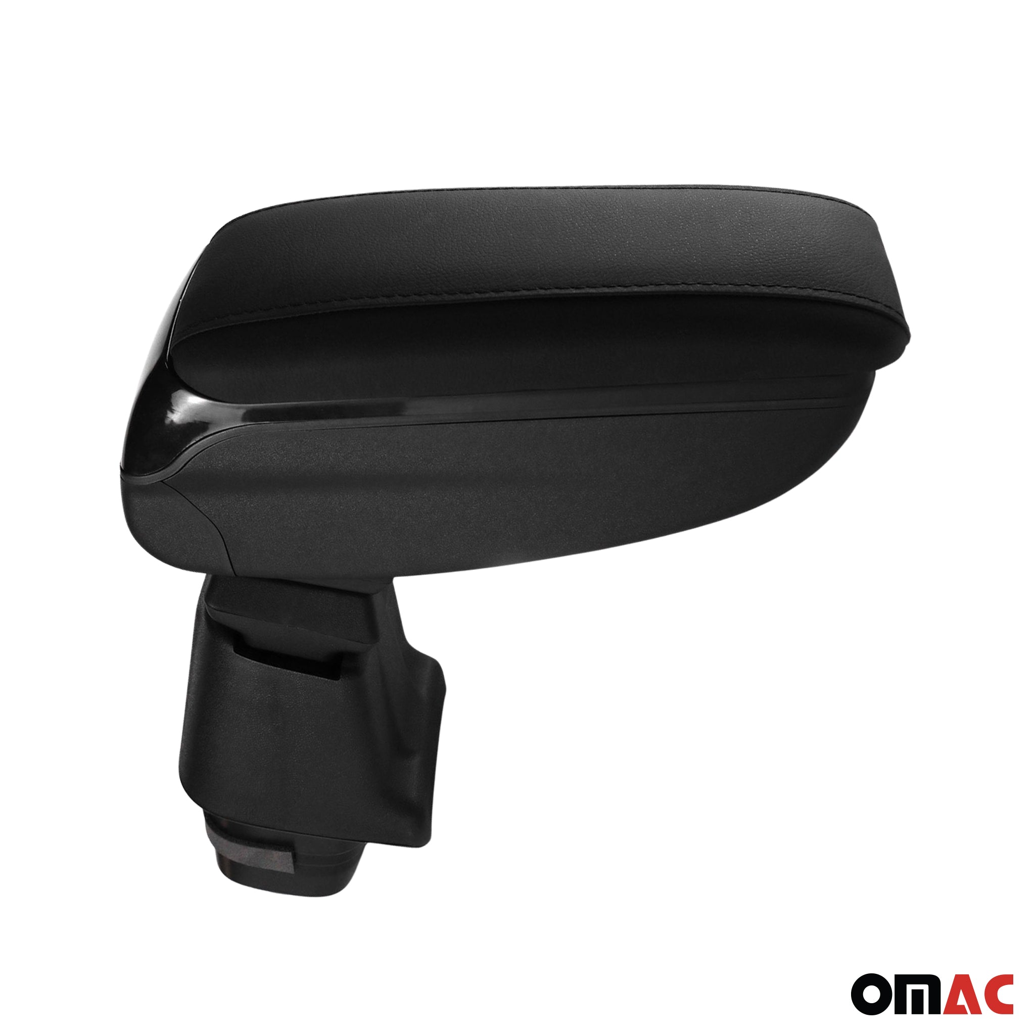 Accoudoir pour Fiat Fiorino 2008-2015 / Qubo 2008-2015 Vinyl Abs Noir Coulissant