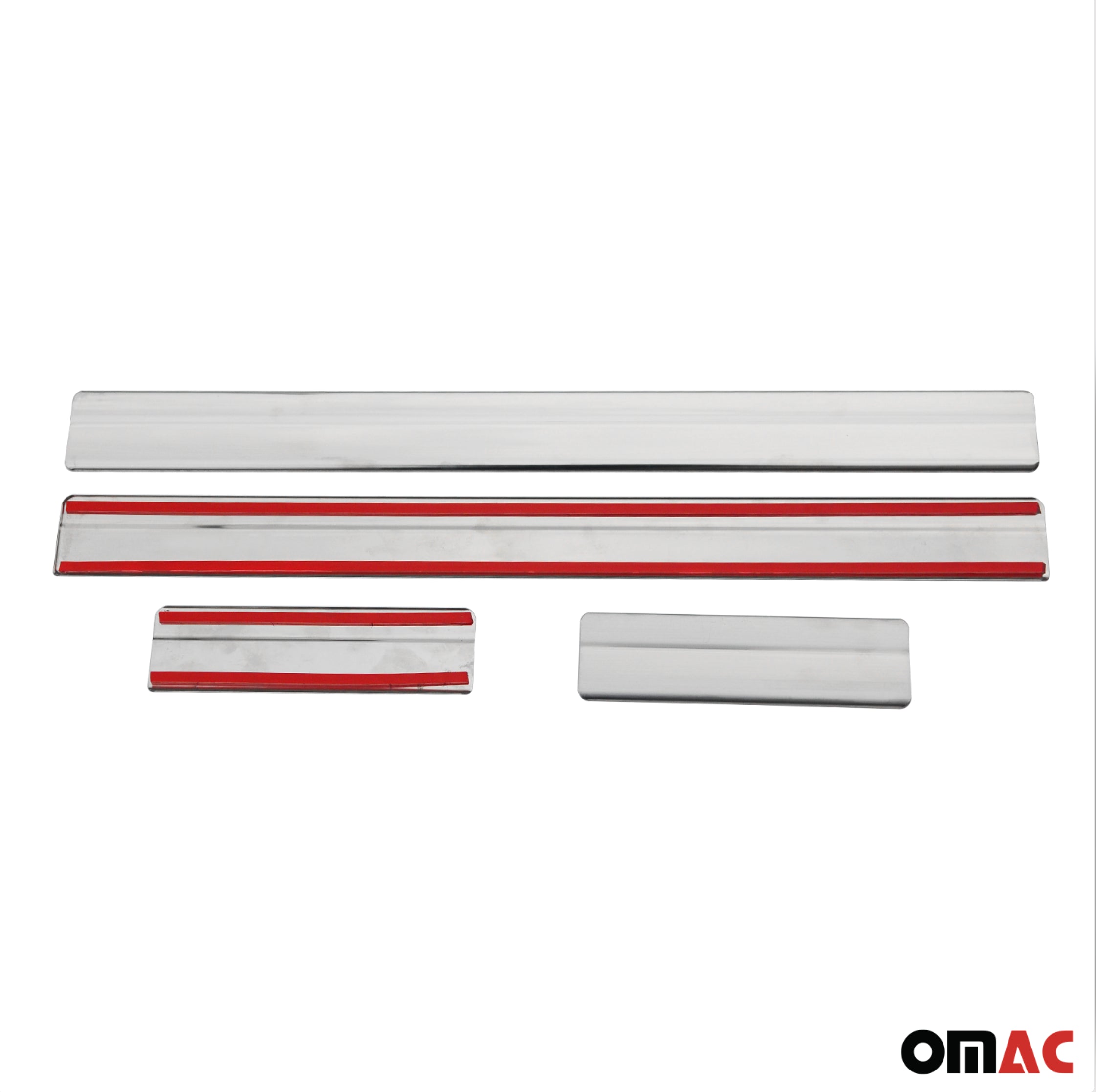 Couverture de Seuil de porte pour Toyota RAV4 2013-2018 acier inox chromé 4 Pcs