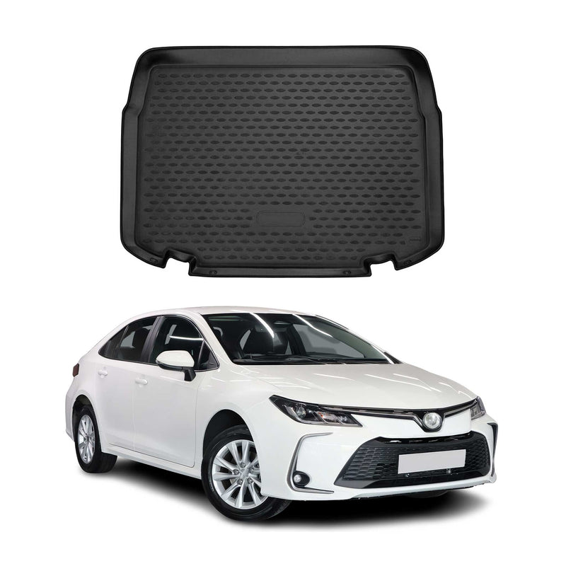 Tapis De Coffre pour Toyota Corolla Hayon 2019-2025 Supérieur TPE Noir