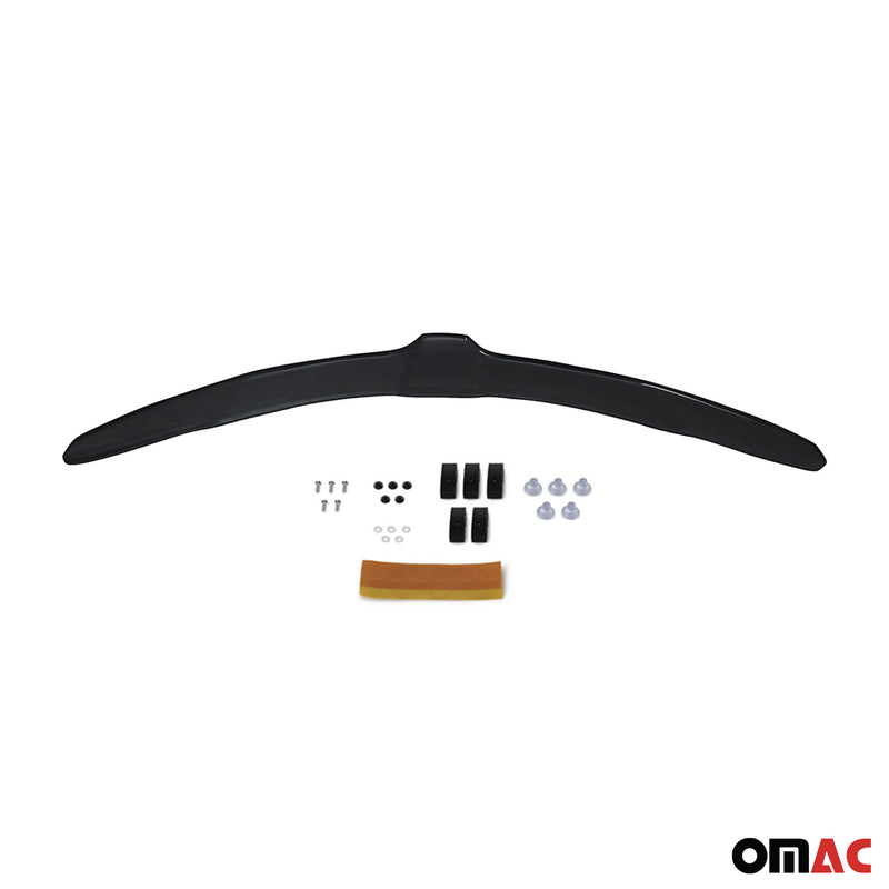 Deflecteurs d'air capot de voiture pour Skoda Rapid 2012-2017 Acrylique Noir