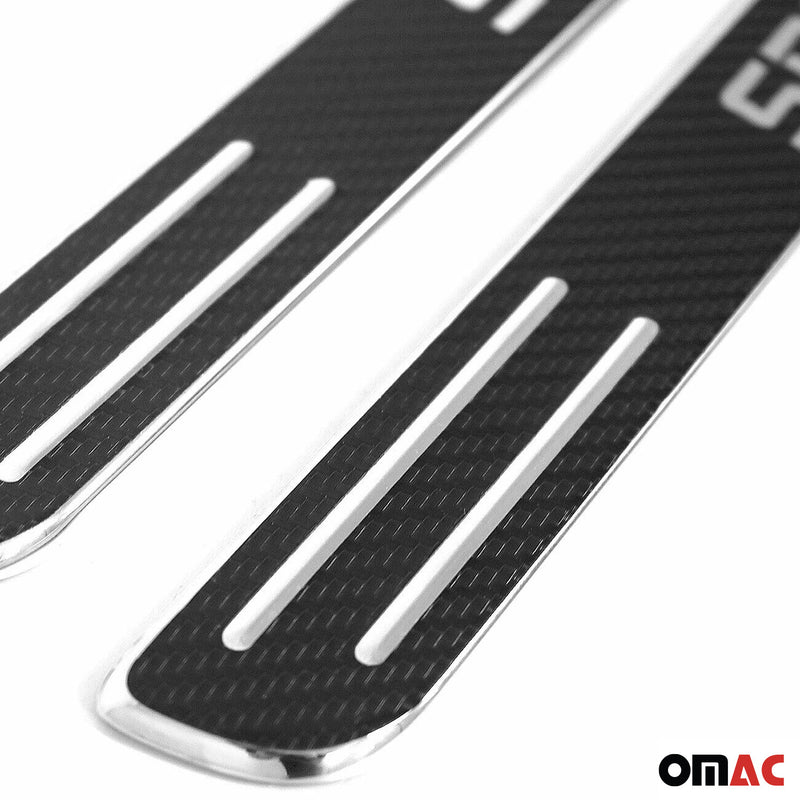 Couverture De Seuil De Porte Pour BMW Série 1 2011-2025 Folie De Carbone 2x