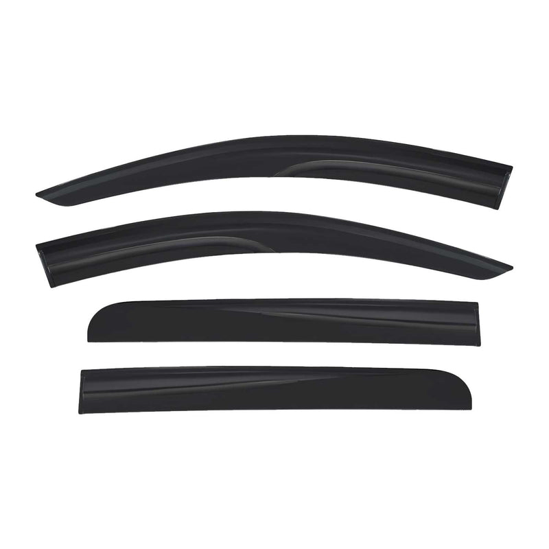 Déflecteurs De Vent Pluie D'air pour Fiat Fullback 2016-2023 Acrylique 4 Pcs
