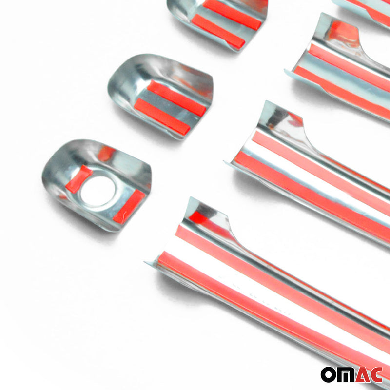 Couverture Poignée de porte pour Hyundai Accent Berline 2005-2011 inox Chromé