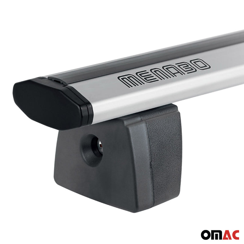 Menabo Barre-Traverse de Toit Porte-bagages pour GMC Canyon Alu