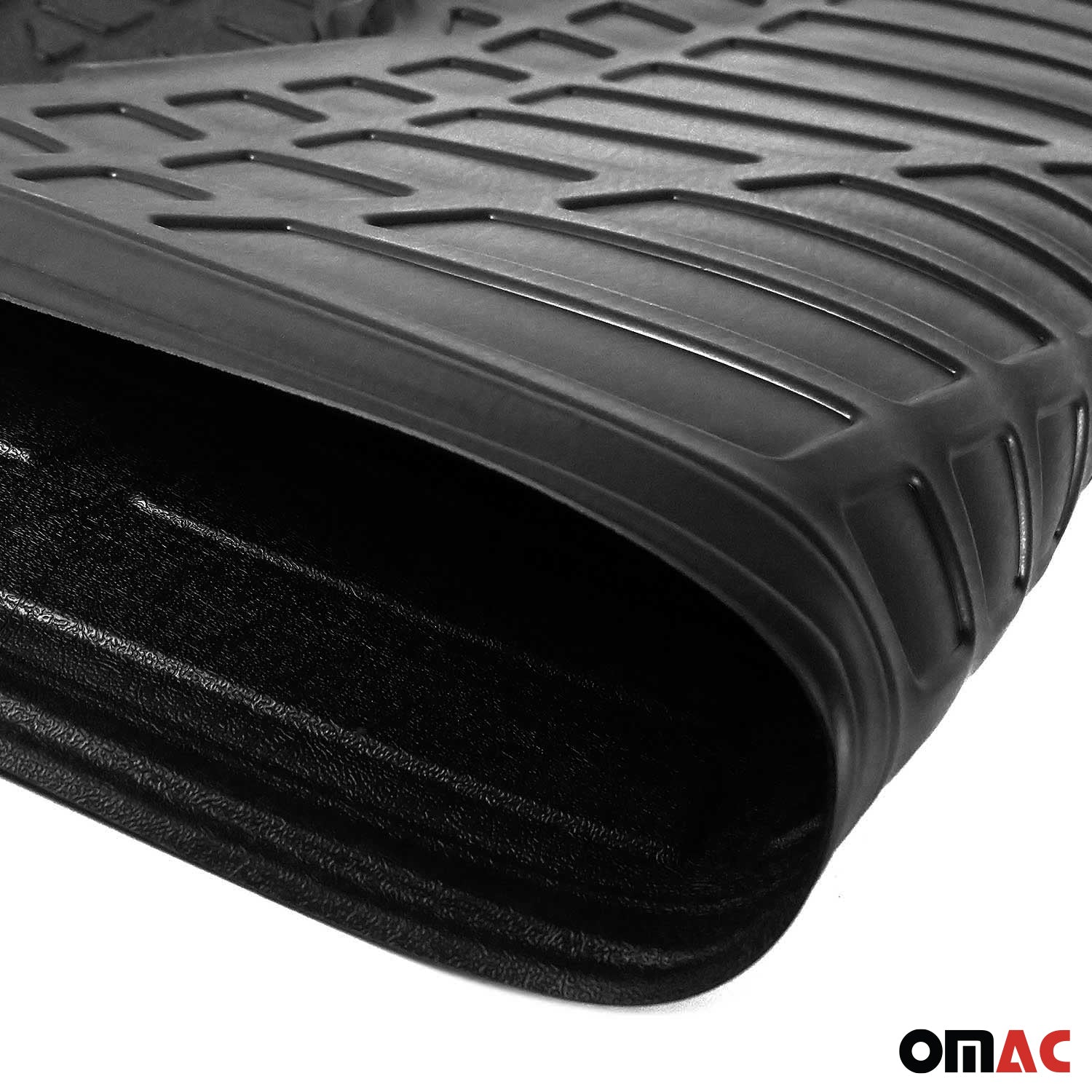 Tapis de Coffre pour Mercedes Classe C S204 Break 2007-2010 Pre-FL en TPE Noir