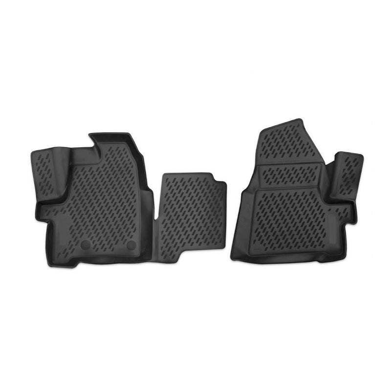 OMAC Tapis de sol pour Ford Transit Custom 2012-2018 sur mesure en caoutchouc