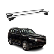 Barres de toit transversales pour Toyota Land Cruiser J250 2024 Alu Gris 2x