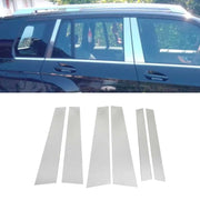 Couverture Garniture de pilier B pour Mercedes GLK X204 2008-2015 inox 6Pcs