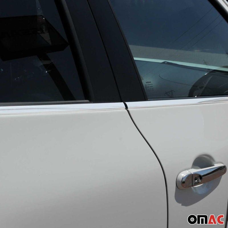 Garniture De Fenêtre pour Nissan Juke 2010-2020 Inox Chromé Brossé 4x