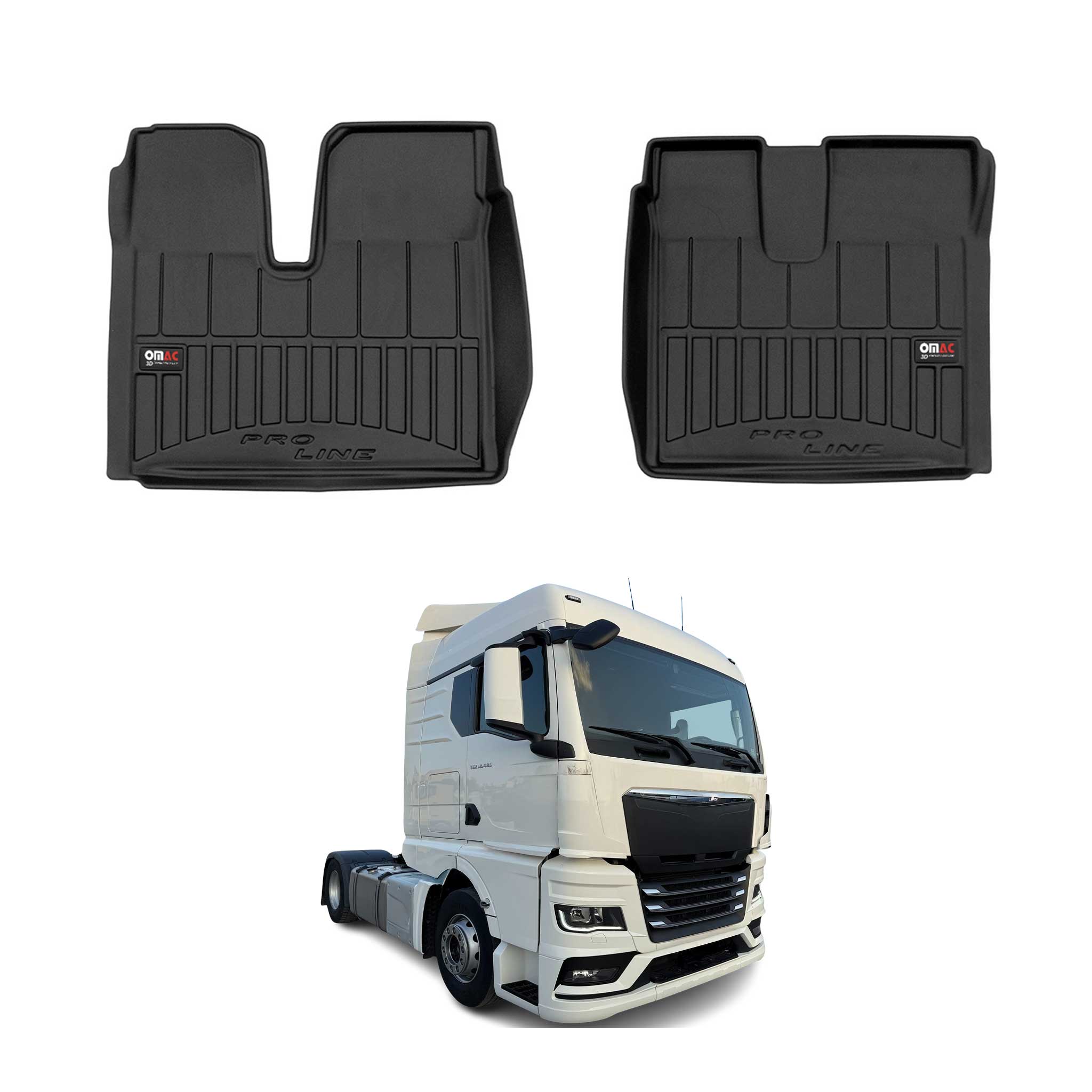 Tapis de Sol pour MAN TGX 2020-2026 TPE Noir