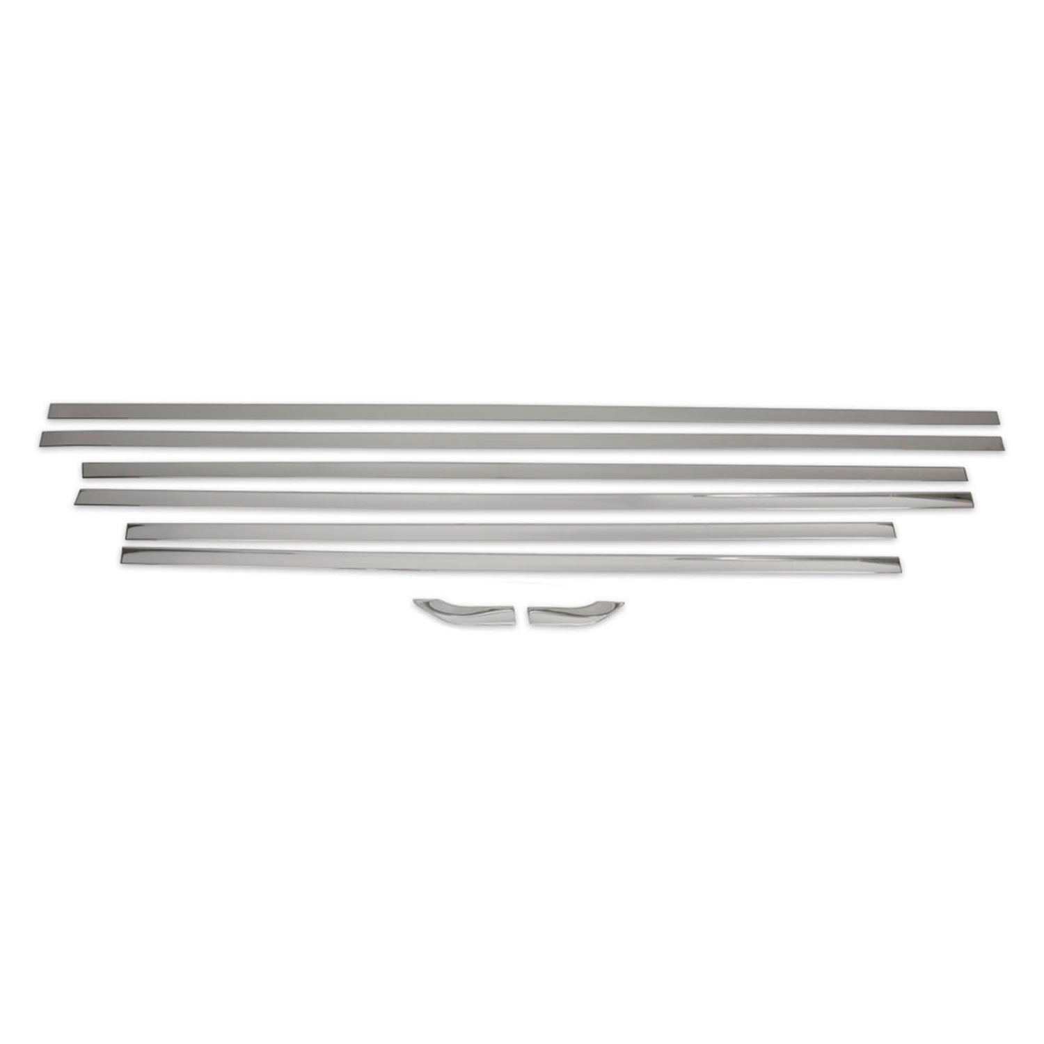Garniture de Fenêtre pour VW Crafter L2 2017-2026 Acier Inox 8Pcs