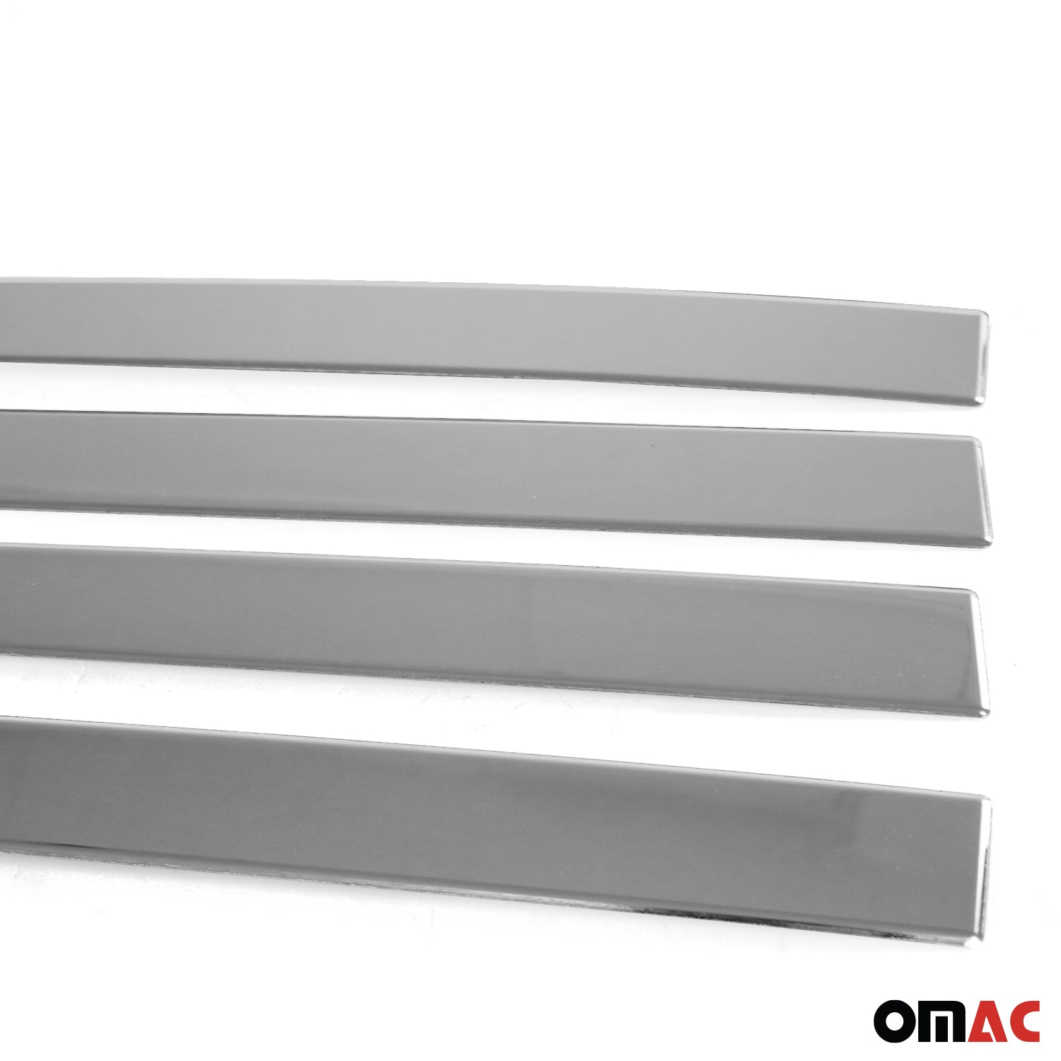 Garniture Baguette de porte latérale pour Peugeot Rifter 2018-2026 inox 4Pcs