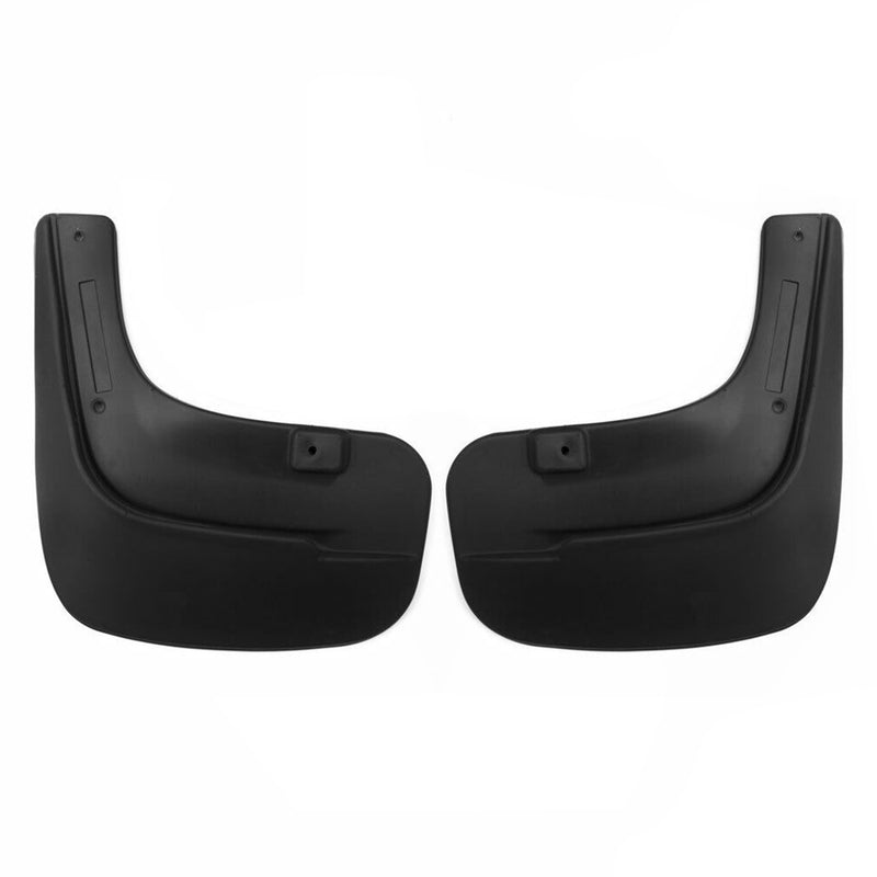 Bavettes Garde Boue pour Ssangyong Kyron 2005-2014 Arrière Plastique Noir 2 Pcs