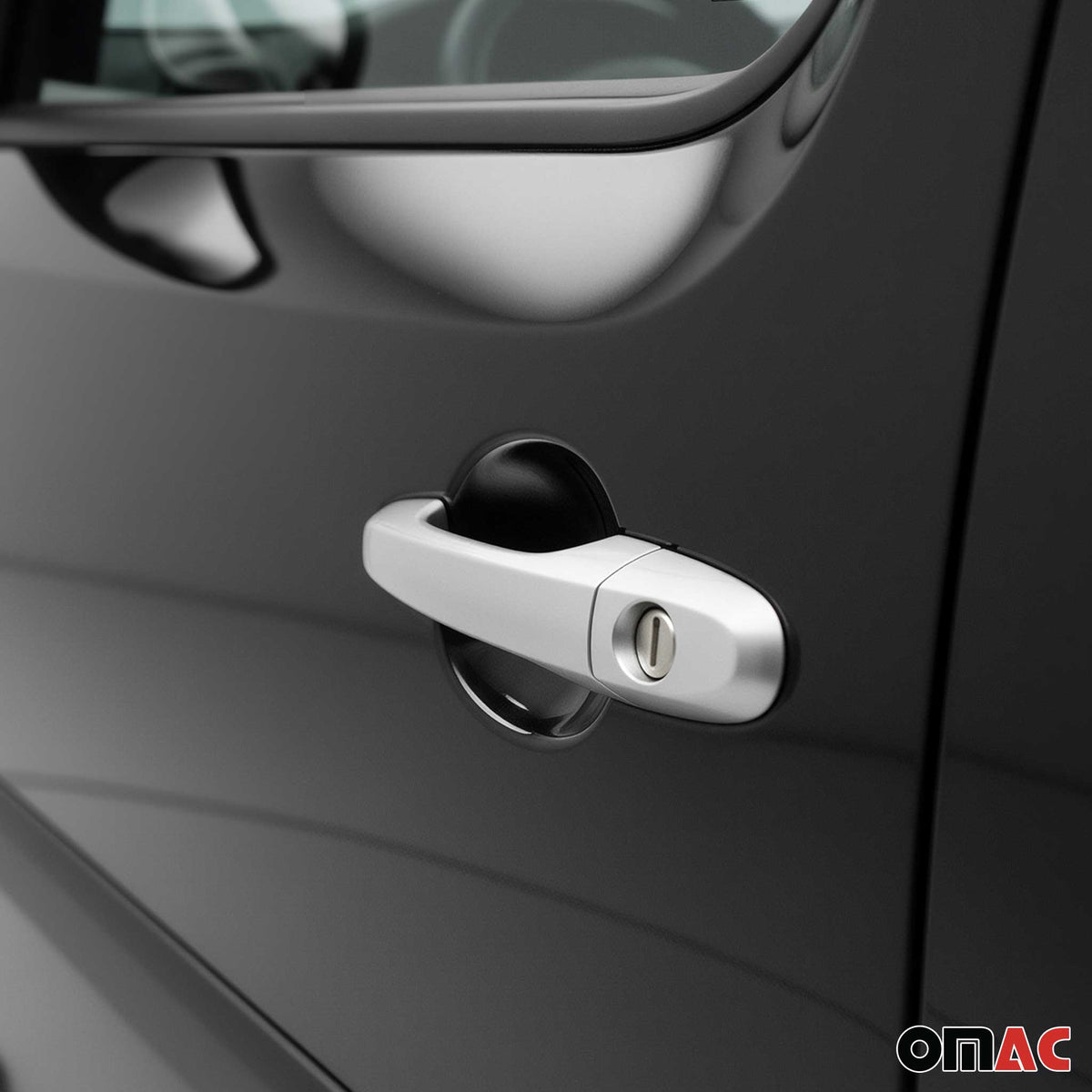 Couverture de poignée de porte pour Renault Kangoo 2008-2021 en Acier Inoxydable