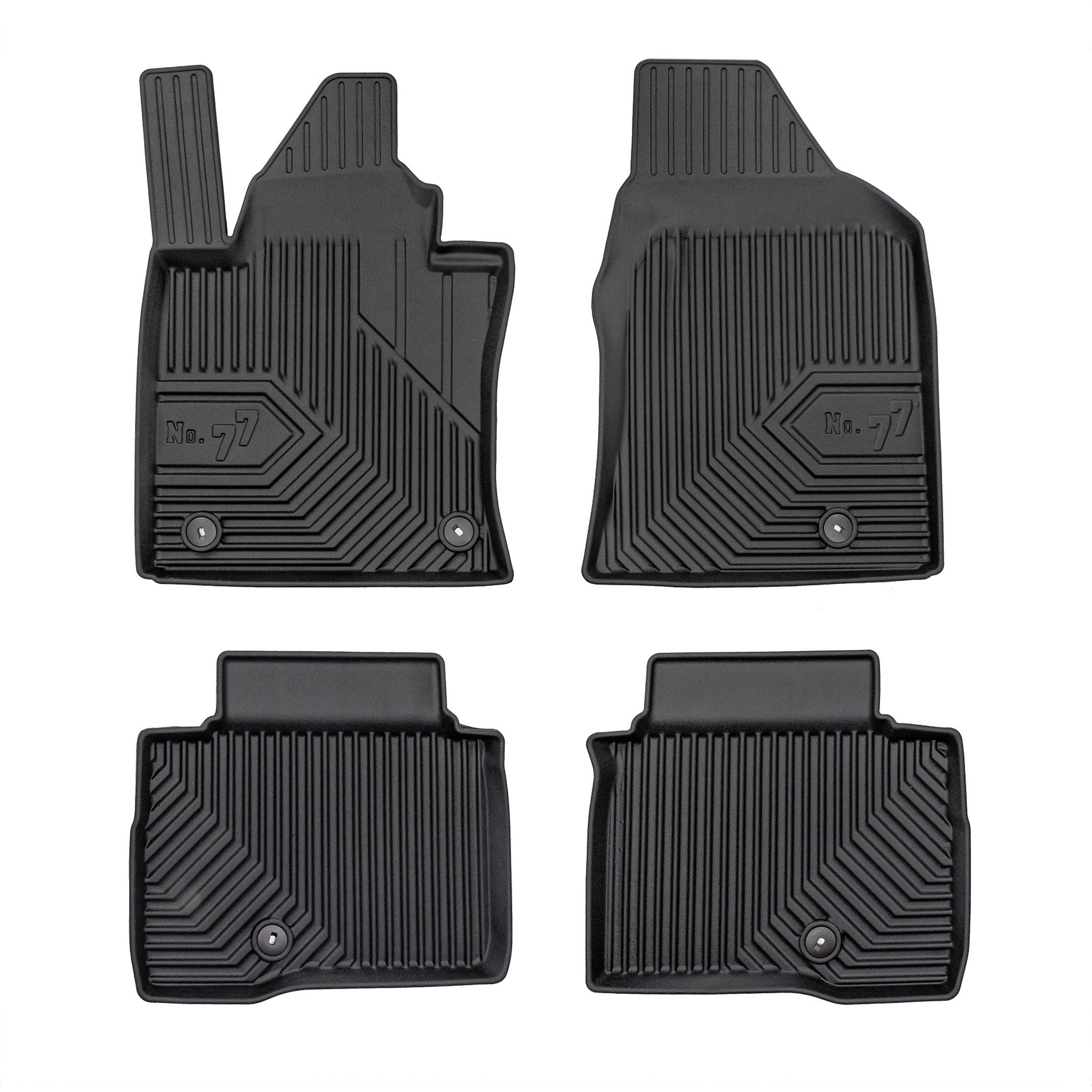 Tapis de Sol de Voiture pour SsangYong Torres 2022-2025 TPE Imperméable 4Pcs