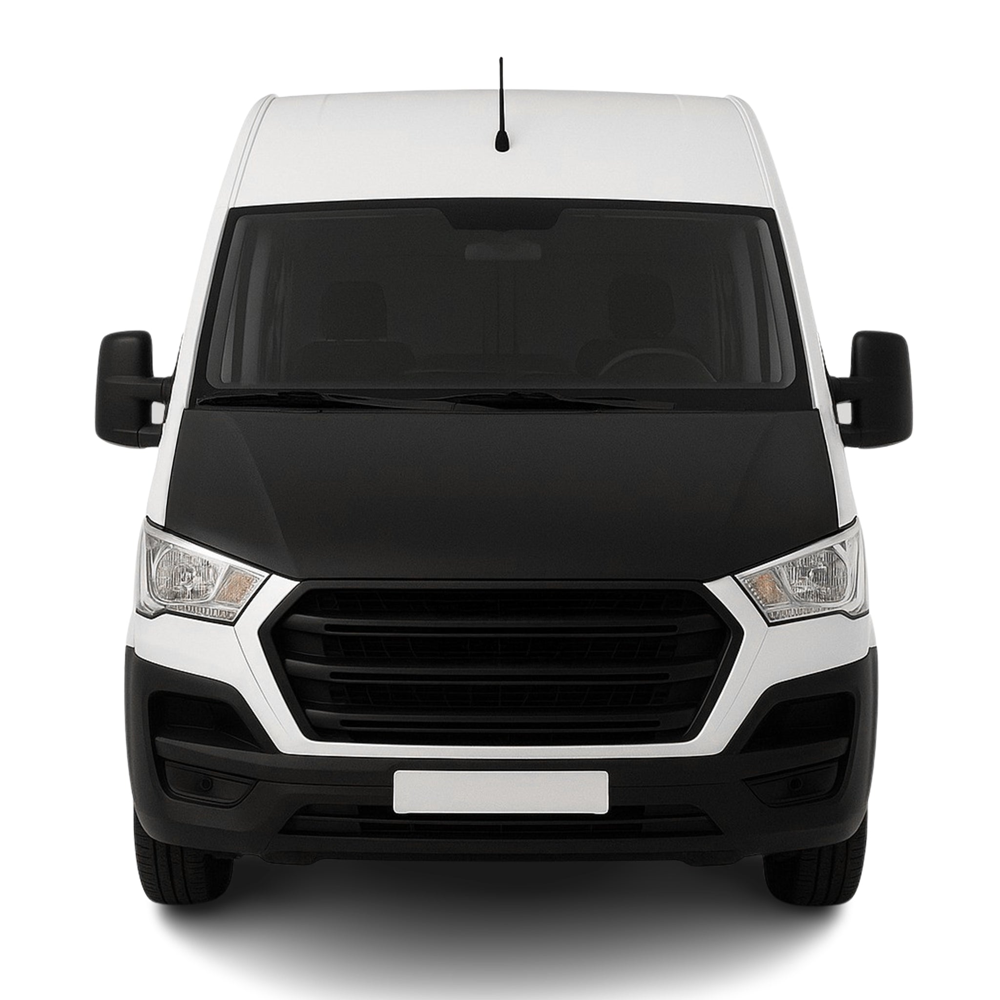 Protège Capot pour Hyundai H-350 2014-2026 Masque de voiture vinyle Noir