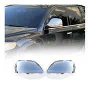 Coques de Rétroviseurs pour VW Touareg I 2007-2010 en Acier Chromé Argent